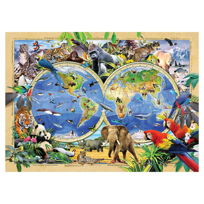Puzzle - Animal Kingdom Map