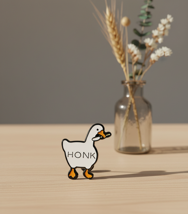 Ganzenpin met "Toeter"-mes