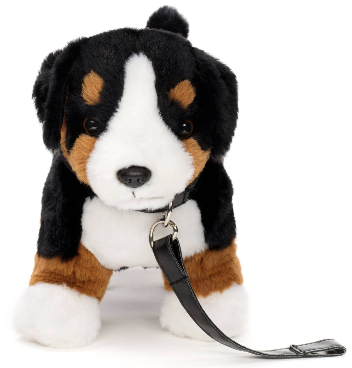 Peluche Bouvier Bernois Debout avec Laisse Uni Toys – 29 cm