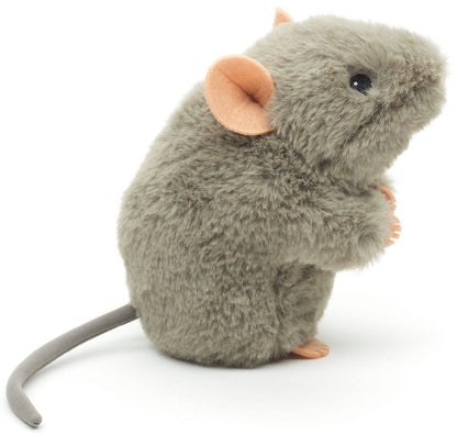 Muis, zittend, 15 cm (hoogte) - knuffel/pluche
