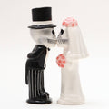 Salière et poivrière Mariés Squelettes "L'amour ne meurt jamais"