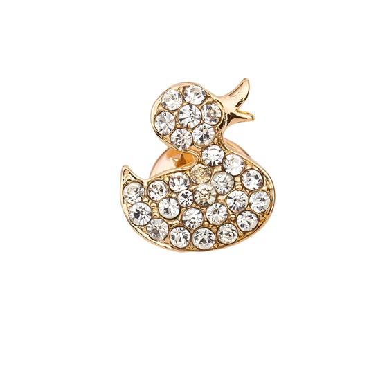 Rhinestone Duck Pin