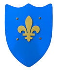 Historical Blue Shield with Fleur-de-Lys L