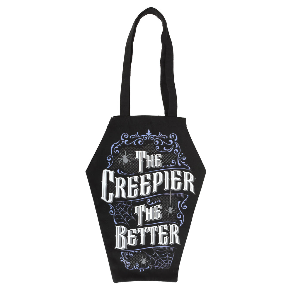 Sac cabas en forme de cercueil « The Creepier the Better »