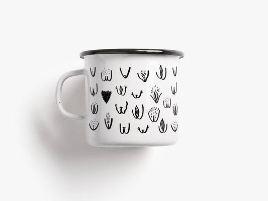 Tasse en émail - Vulvarines