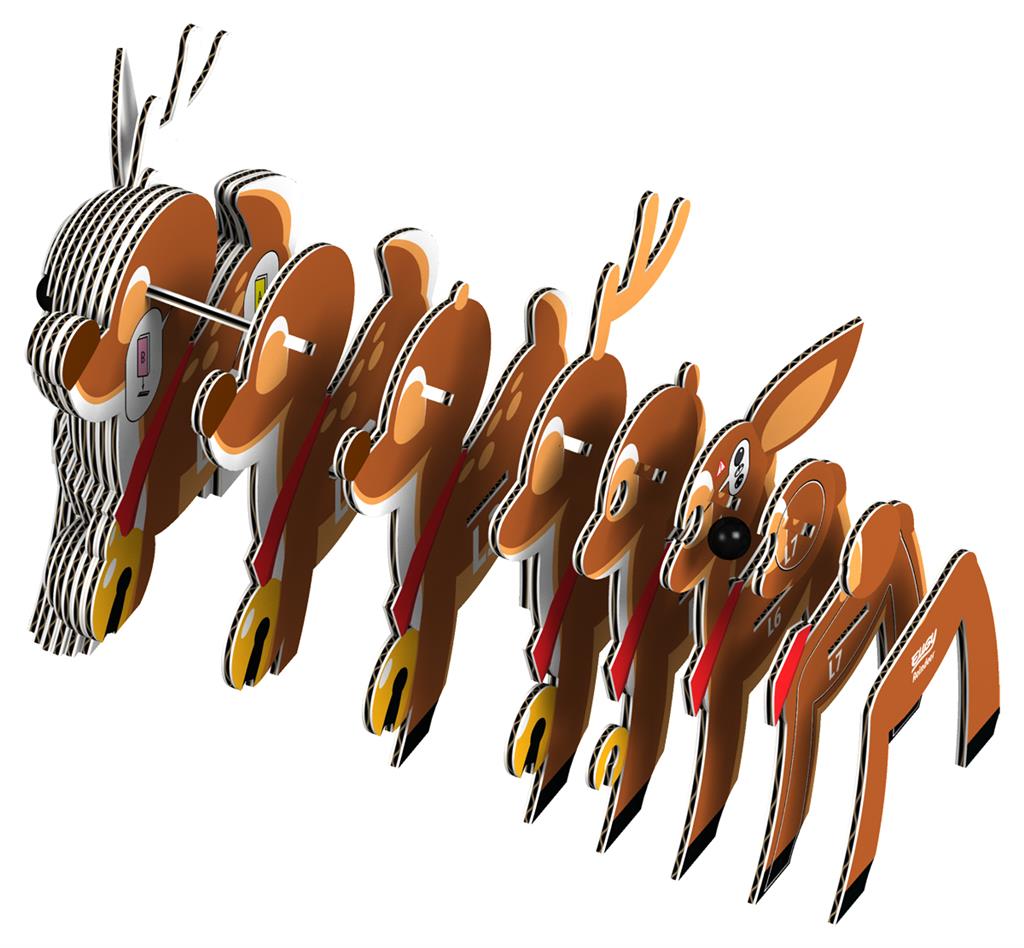 EUGY 3D - Christmas Reindeer