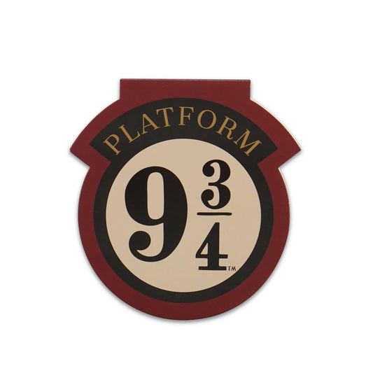 Zakformaat notitieboekje in de vorm van een Harry Potter-figuur (Platform 9 3/4)