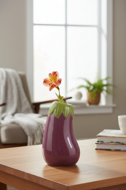 Vase Aubergine