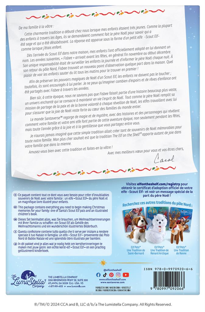 The Elf On The Shelf - French Boy