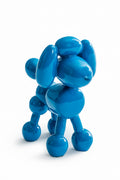 Caniche Décoratif en Forme de Ballon Bleu