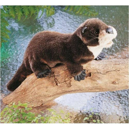 Marionnette à main River Otter et River Otter 2266 Folkmanis réaliste