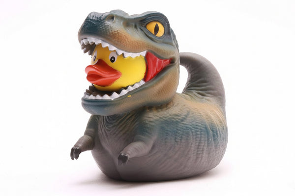 Eend Dinosaurus T-Rex Grijs XL