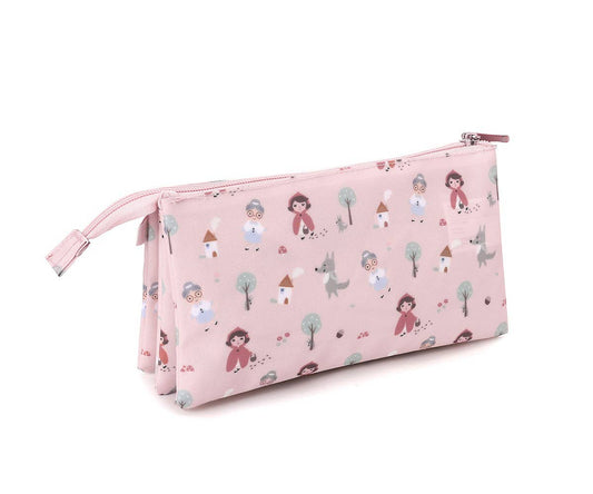 Little Red Riding Hood 3 Compartment Pencil Case