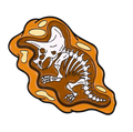 Pin's Fossil de Triceratops