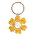Porte-clés Marguerite Jaune