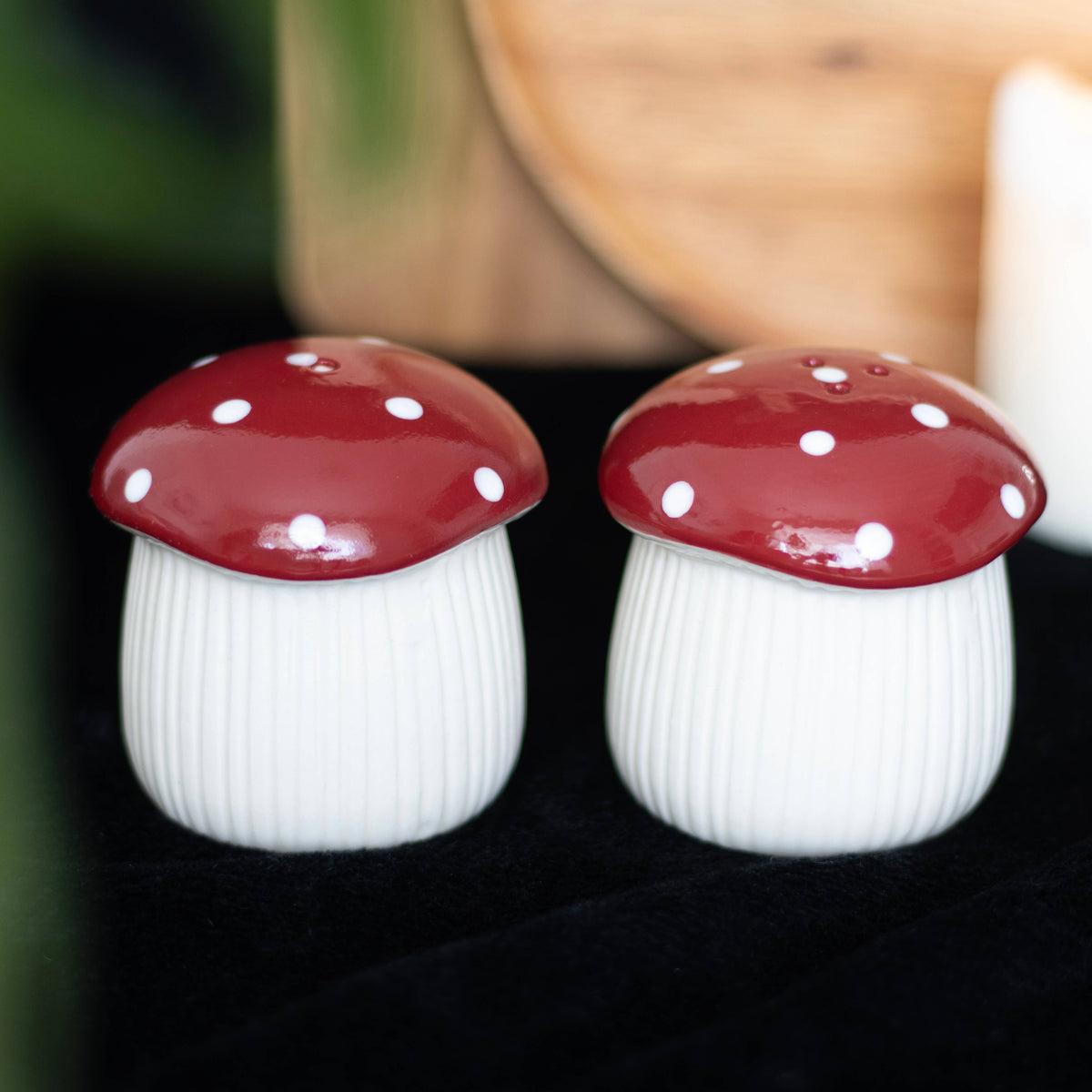Salière et poivrière Champignons