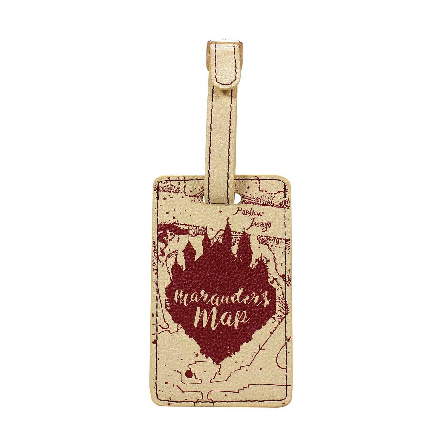Étiquette à bagage Harry Potter - Carte du Maraudeur