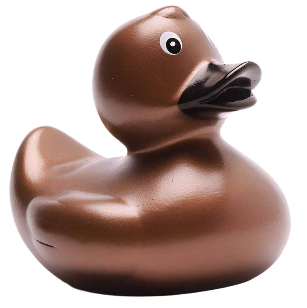 Klassieke bronzen eend