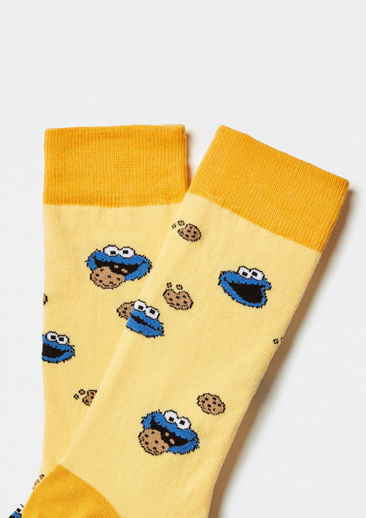BeSesameStreet Cookie Monster Jaune - 100 % Coton Bio