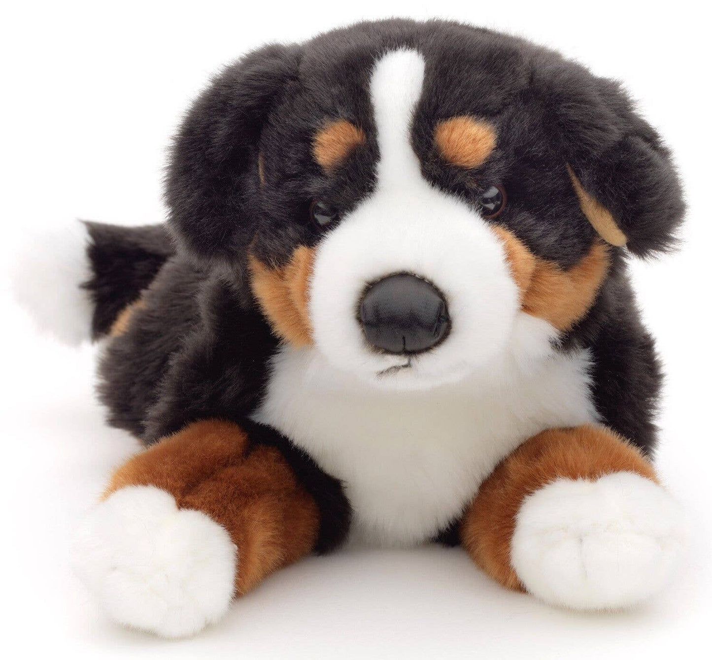 Pluche Berner Sennenhond, liggend