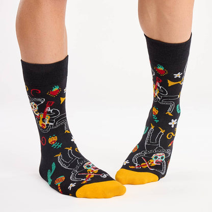 Chaussettes Mariachis Día de los Muertos