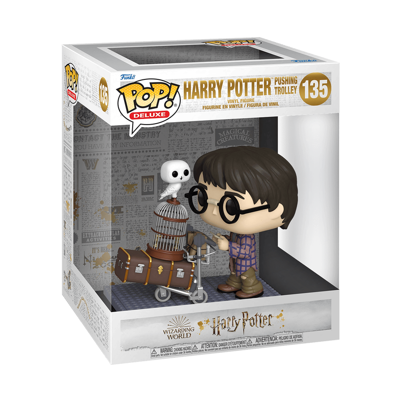 Pop! Deluxe Harry Potter avec Chariot à Bagages