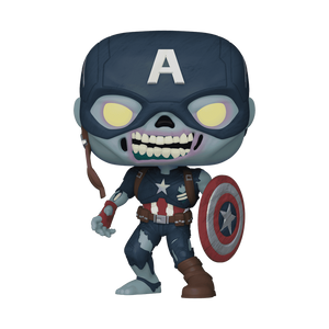 Pop! Zombie Captain America with Shield