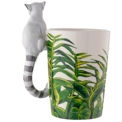 Lemur Mug with 3D Handle Katta Mug