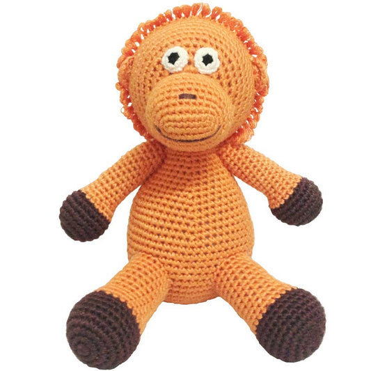 Peluche en Crochet - Orang-outan orange