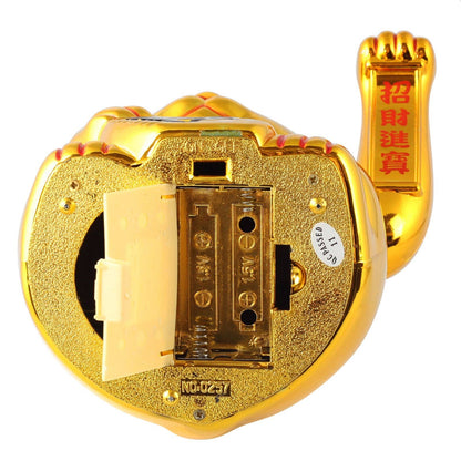 Maneki-neko gelukskat, 18 cm, goud