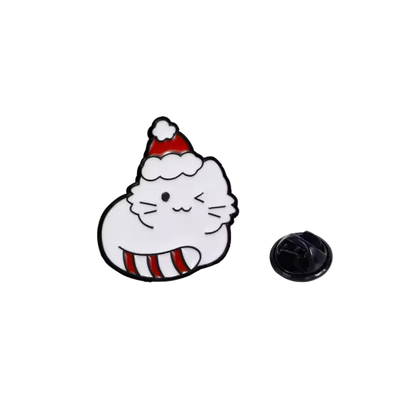 Christmas Cat Pin