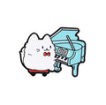 Pianist Cat Pin