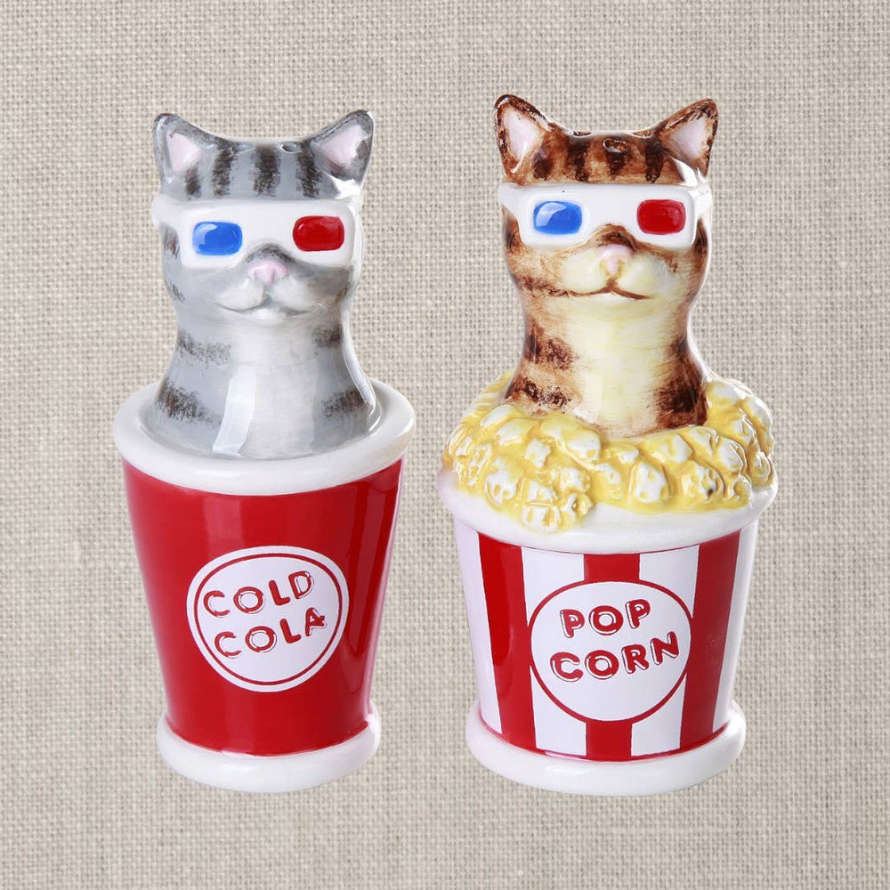 Salière et poivrière Chats au Cinema