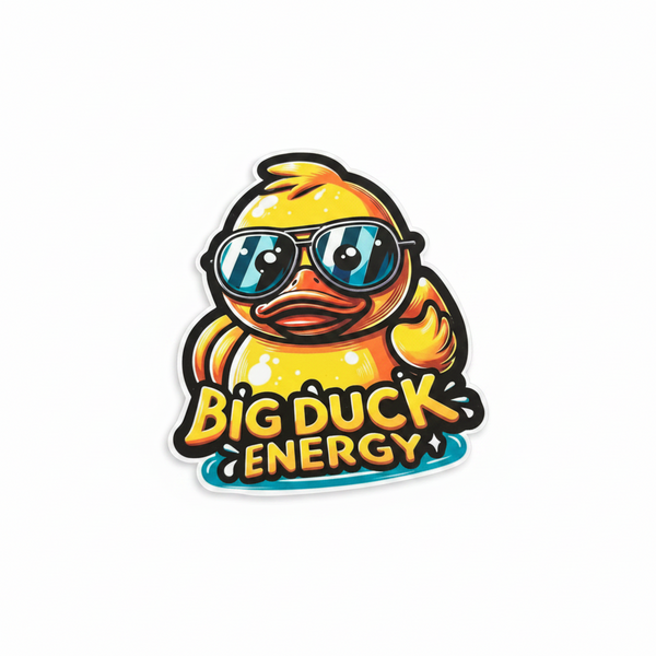 Autocollant Canard « Big Duck Energy »