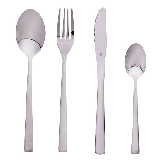 MADISON 24 PCS CUTLERY SET SHINY SILVER - 5901280