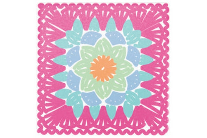CROCHET SQUARE TILE 20CM 6 ASS. - 5901286