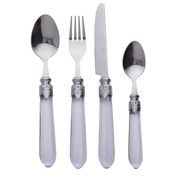 IMPERIAL CUTLERY SET 24PCS TRANSPARENT - 5907103