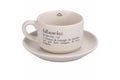 VICTIONARY BILANCIA SET COFFEE CUP W/SAUCER  - 5910687