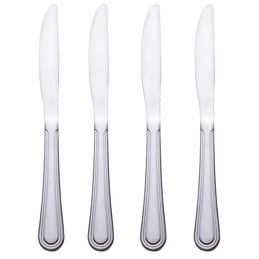 ANTIQUE SET 4 KNIVES 18 0 SILVER POLISHED - 5911362