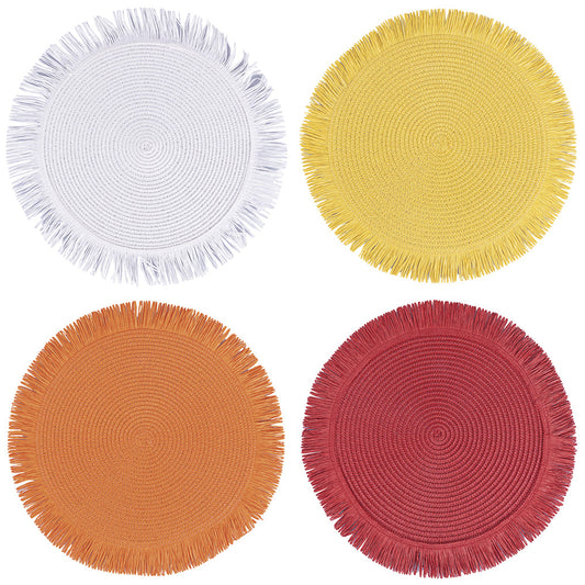 PAPER PLACEMAT FRINGES SHADES OF SUNSET 4 A - 5915588