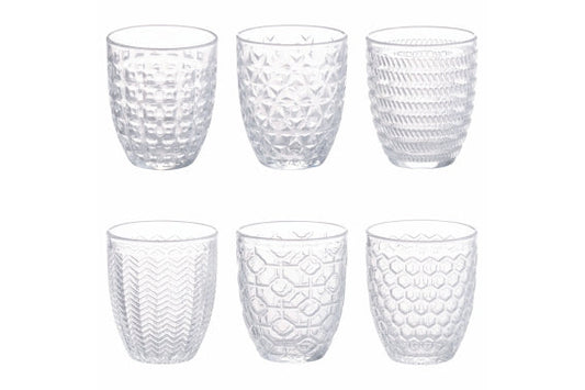 GEOMETRIE LIGHT SET 6 WATER GLASSES 320 ML - 5917781