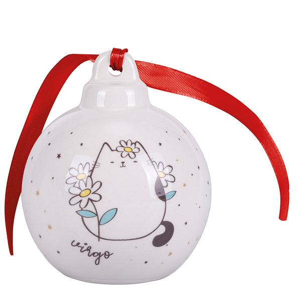 Ceramic Christmas Ball, Oroscocats Virgo