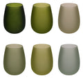HAPPY HOUR NEW GREENERY SET 6 WATER GLASSES - 5917941