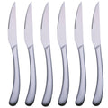MONTECARLO SET 6 STEAK KNIVES MATT SILVER - 5918605
