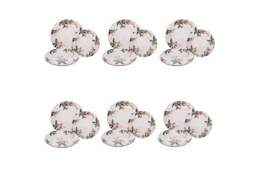 VINTAGE XMAS DINNER SET 18 PCS - 5919058