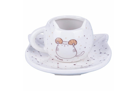 OROSCOCATS CUP AND SAUCER SET ARIES - 5920343