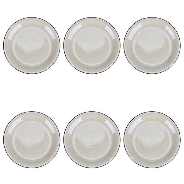 4 TONES SET 6PCS FRUIT PLATE SAND - 5920545