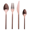GALLERY 24 PC CUTLERY SET MATTE COPPER CUTLERY - 5921070