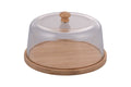 BAMBOO TRAY/GLASS DOME D.16,5 CM - 5921319
