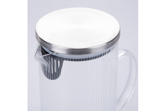 WATER BOTTLE 1400ML TRANSPARENT GLASS - 5921333